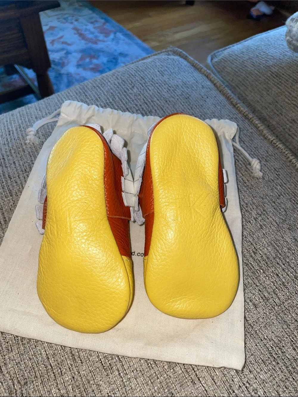 Freshly Picked Moccasins Candy Corn Size 5